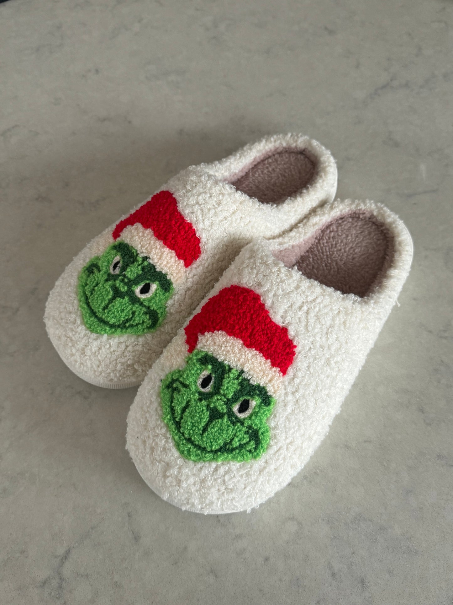 Christmas Grinch Comfy Lounge Slippers