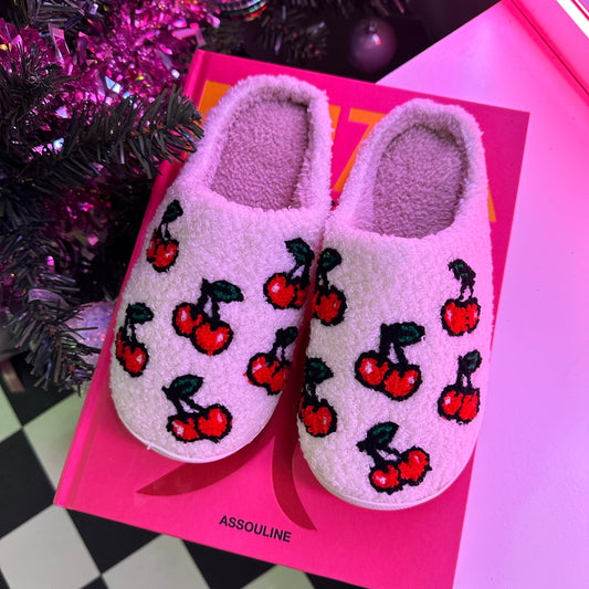 Cherry Slippers