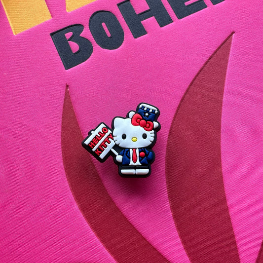 Hello Kitty Uncle Sam Croc Charm