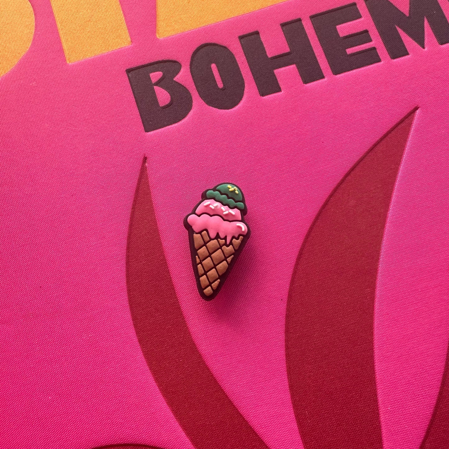 Double Scoop Ice Cream Croc Charm