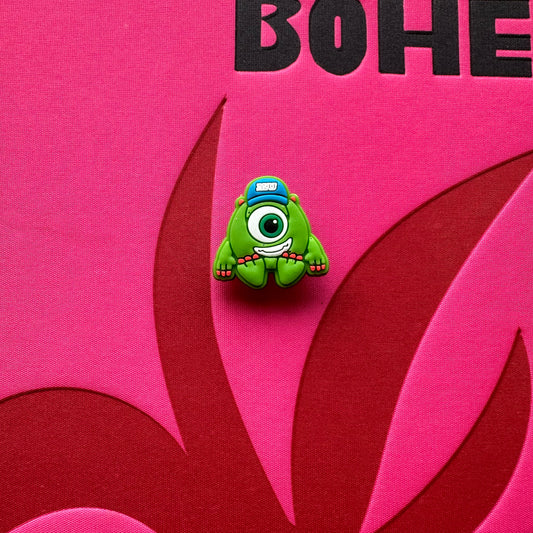 Mike Wazowski Sitting Croc Charm