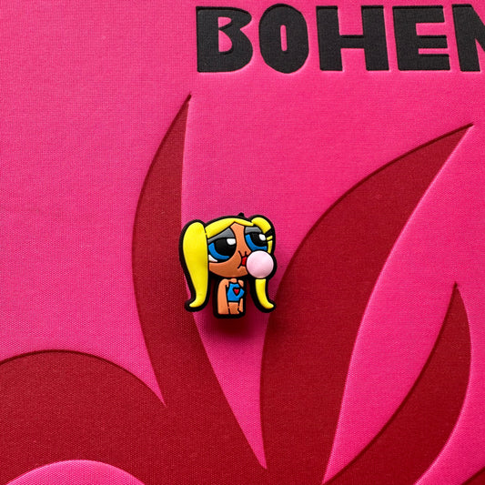 Bubbles Teen Powerpuff Girls Croc Charm