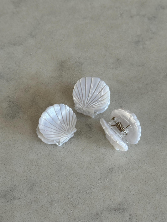 Mini Seashell Hair Clips