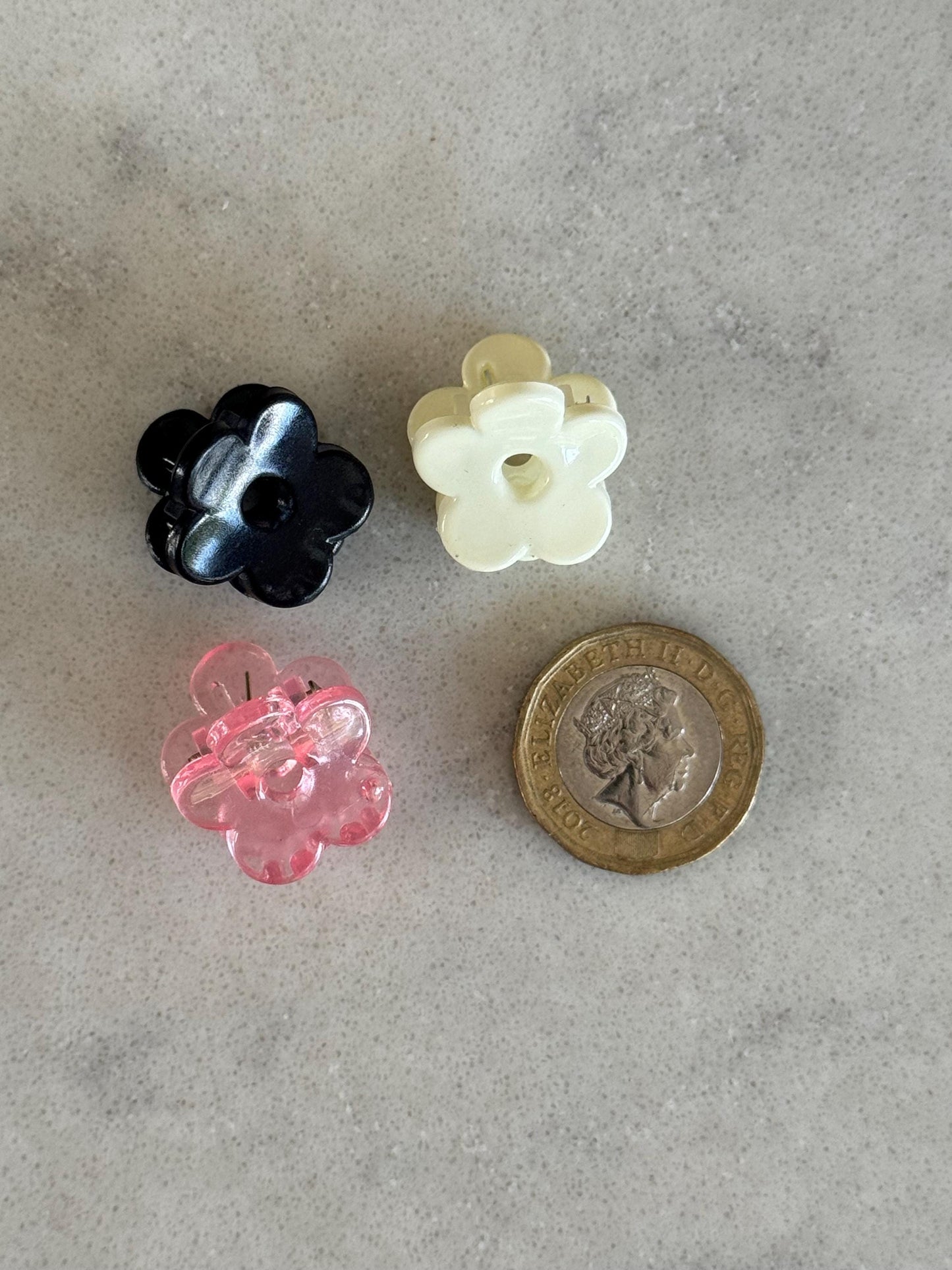 Mini Flower Hair Clips