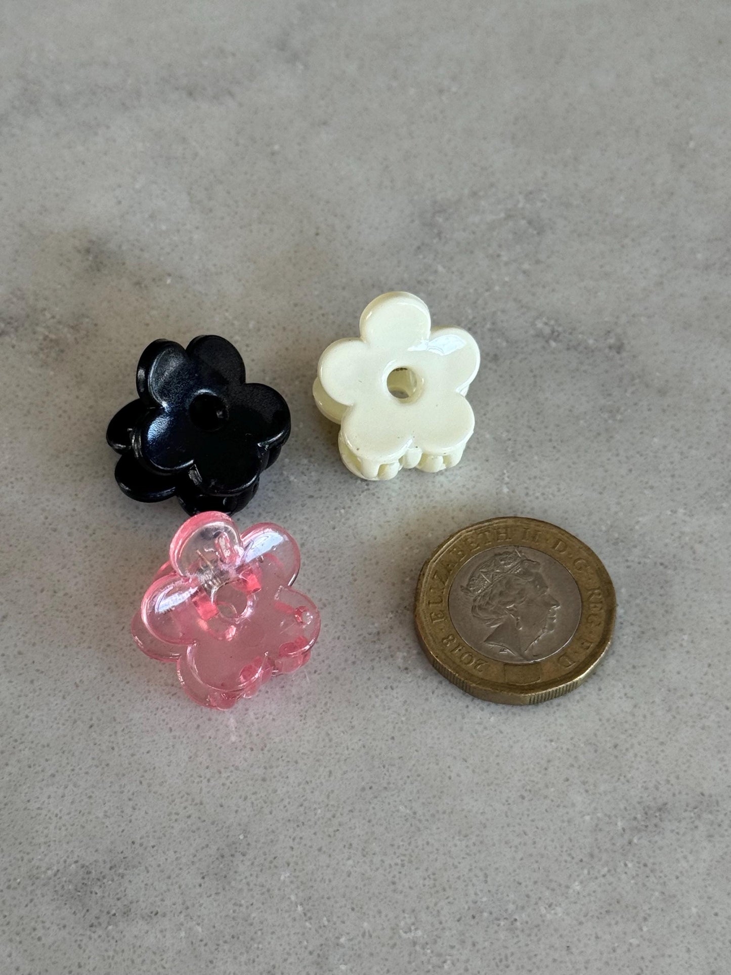 Mini Flower Hair Clips