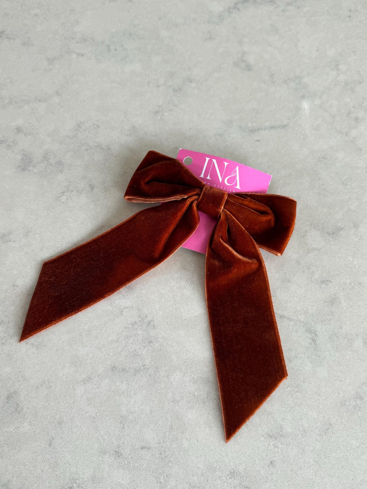 Velvet Short Tailed Hair Clip