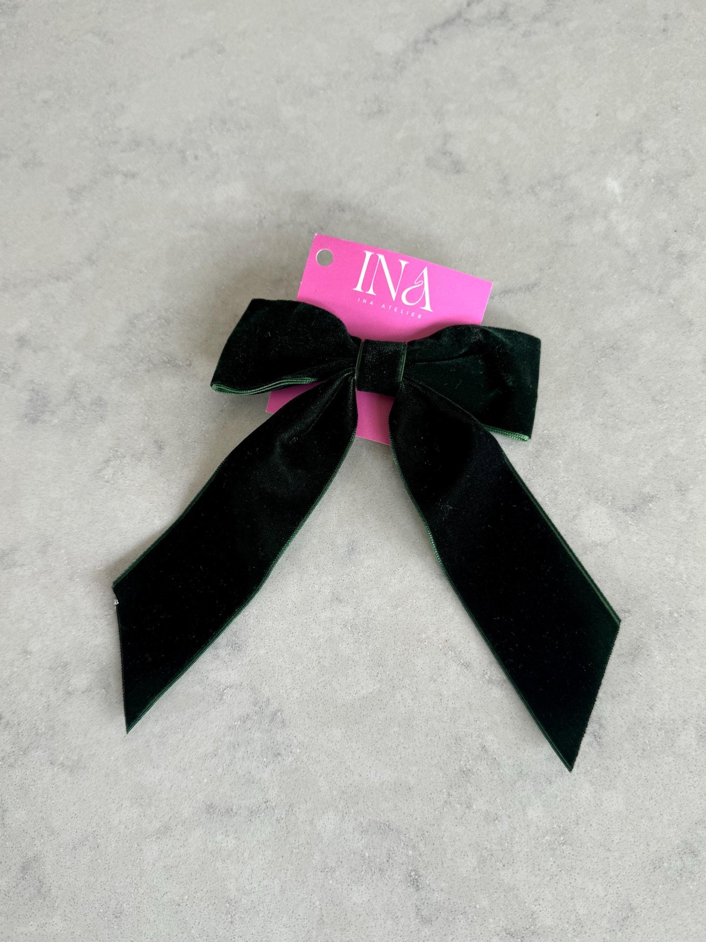 Velvet Short Tailed Hair Clip