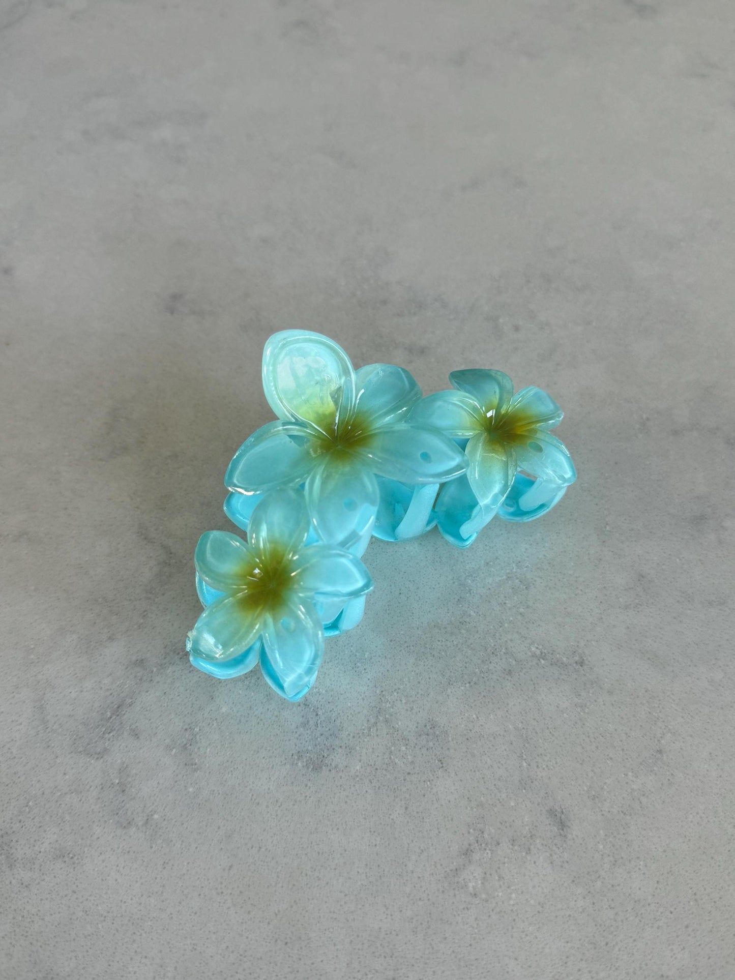 Large Pastel Hibiscus Claw Hair Clips (3pc)