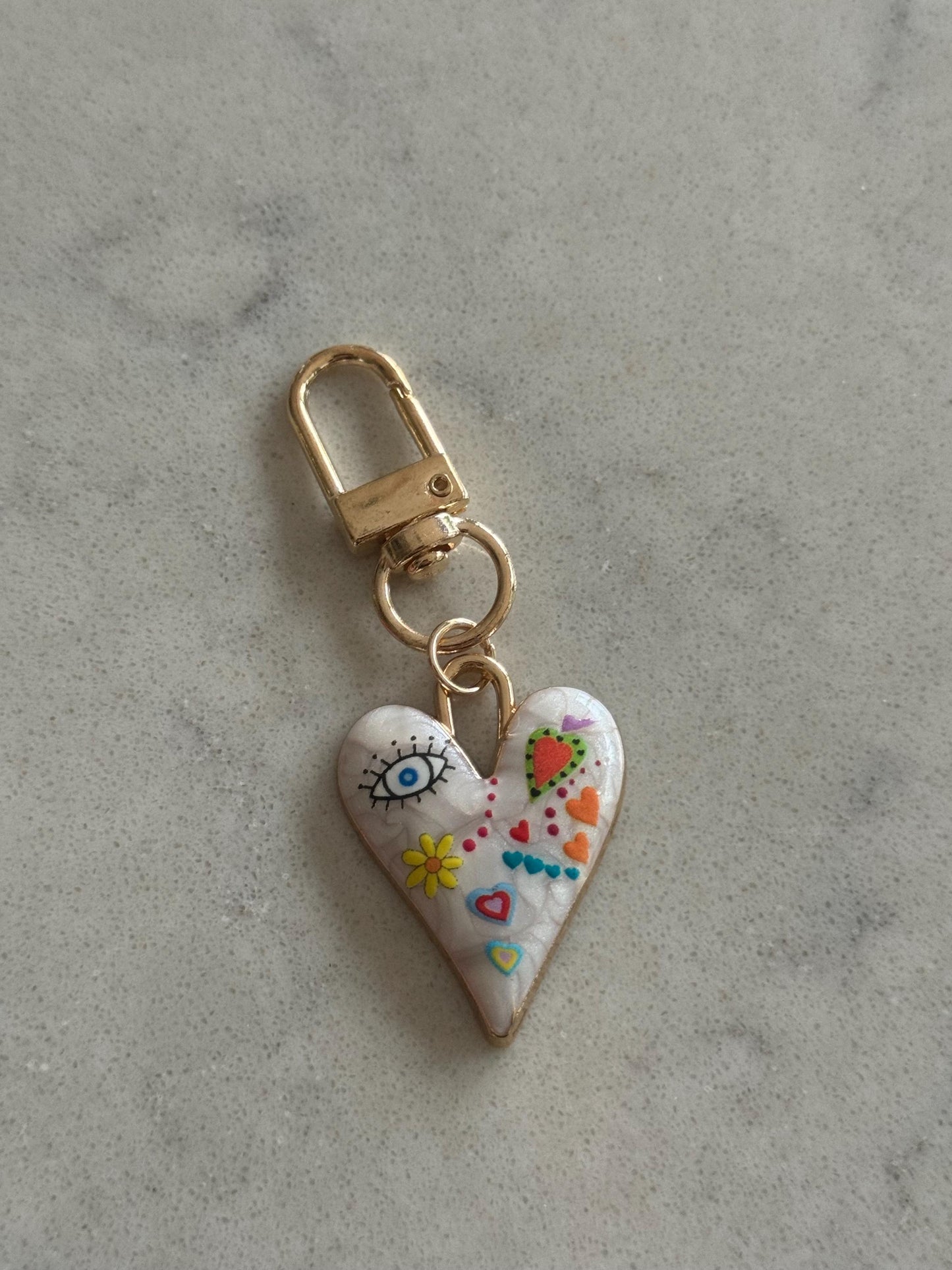 Playful Heart Keyring/Keychain