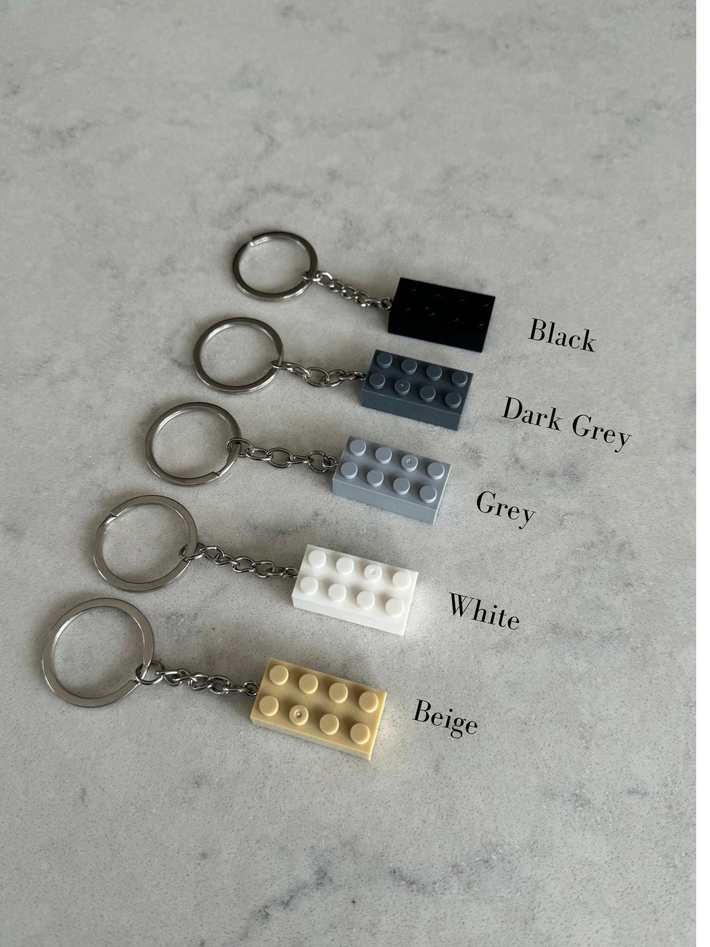 Lego Brick Block Keychain/Keyring