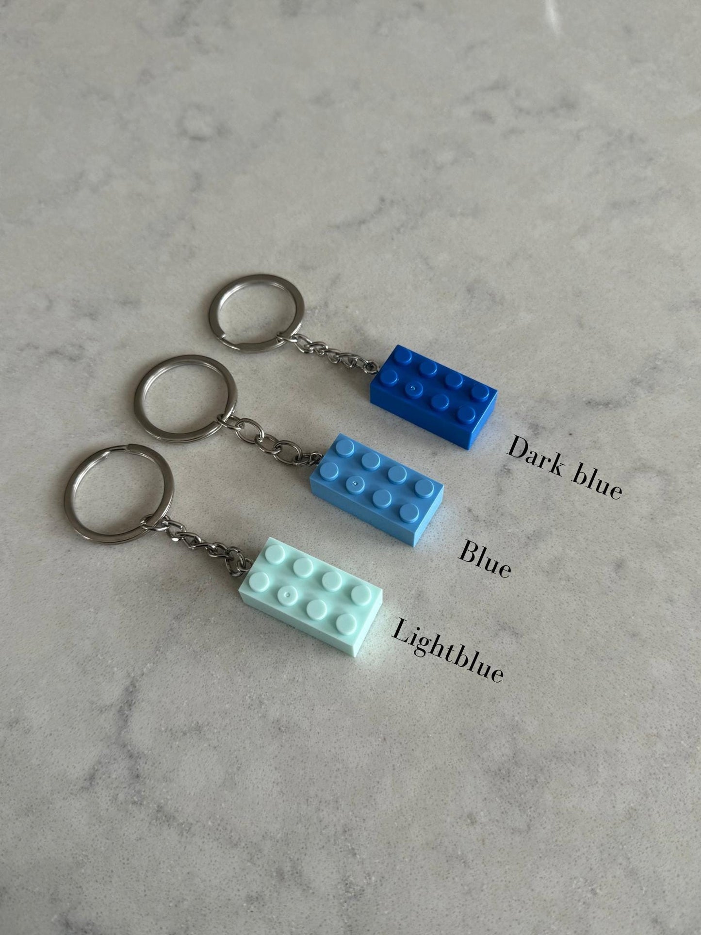 Lego Brick Block Keychain/Keyring