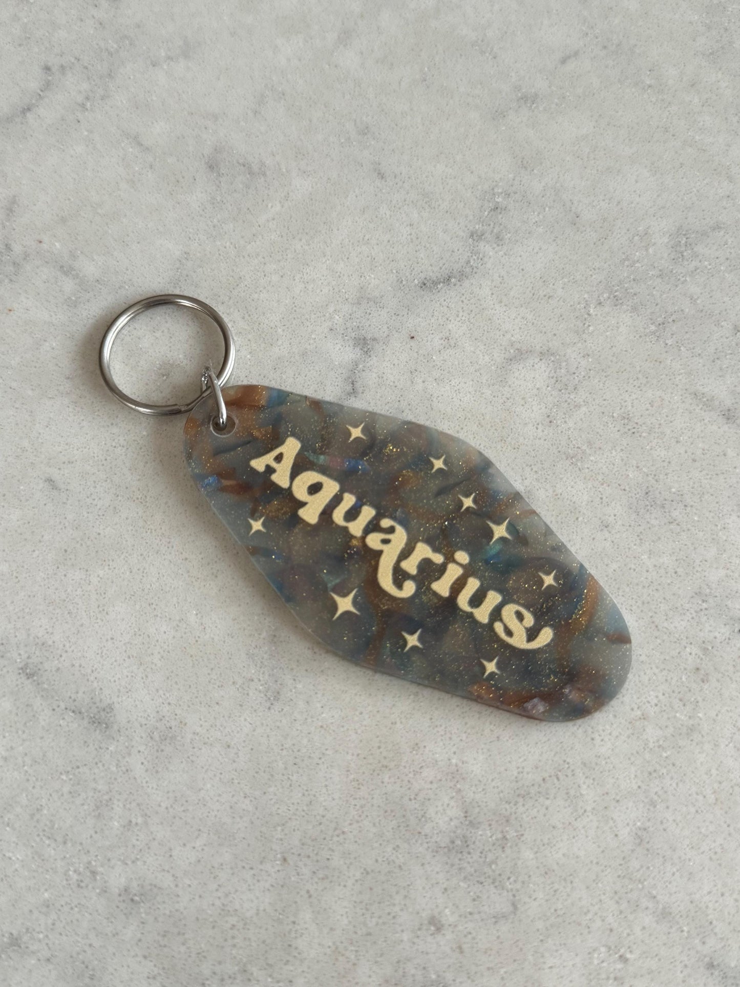 Star Sign Motel Zodiac Keychain/Keyring