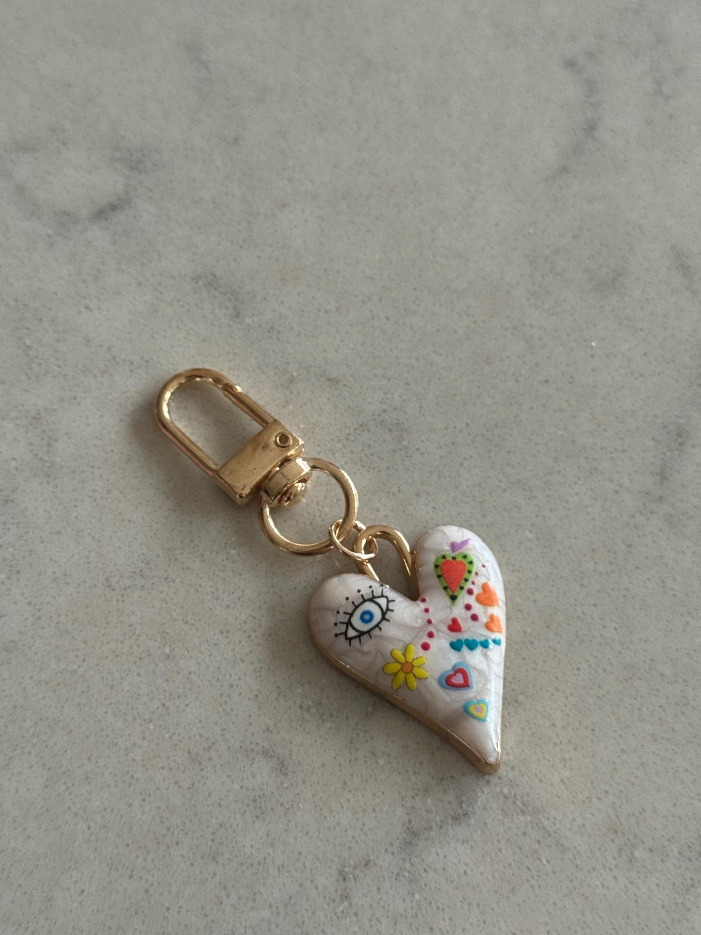 Playful Heart Keyring/Keychain